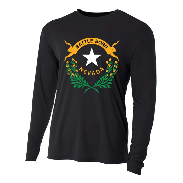 Happy Nevada Day Cooling Performance Long Sleeve Crew