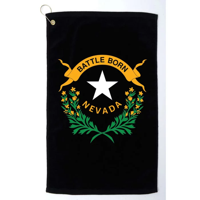 Happy Nevada Day Platinum Collection Golf Towel