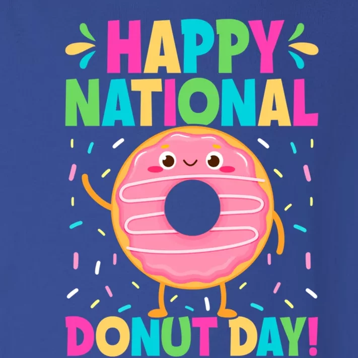 Happy National Donuts Day Funny Doughnut Day Chef Baker Cute Gift Toddler Long Sleeve Shirt