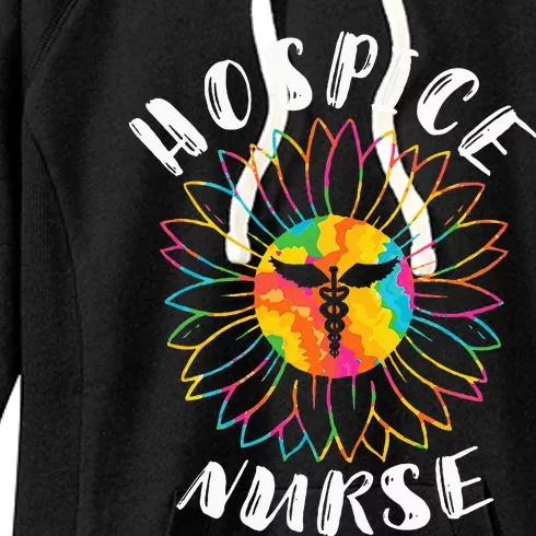 Hospice Nurse EMT Registered Nursing Medical Hospice Work Women's Fleece Hoodie