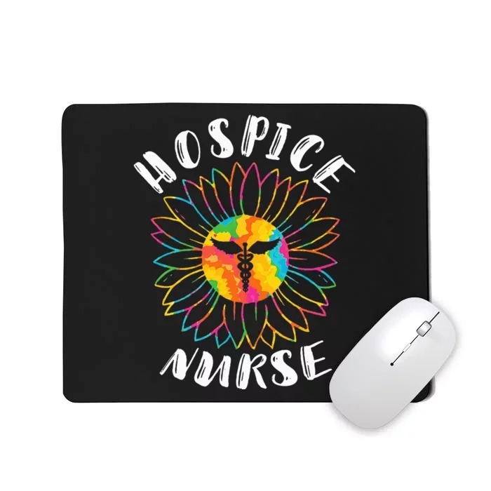 Hospice Nurse EMT Registered Nursing Medical Hospice Work Mousepad