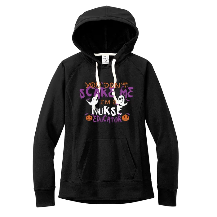 Hilarious Nurse Educator Halloween Costume Women's Fleece Hoodie