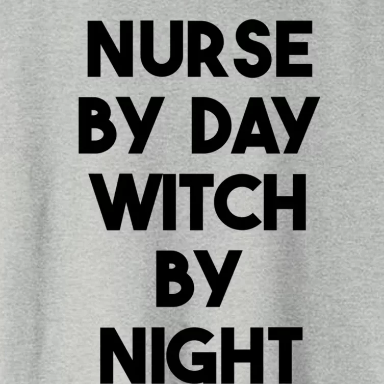 Halloween Nurse Funny Nurse By Day Witch By Night Meaningful Gift Women's Crop Top Tee