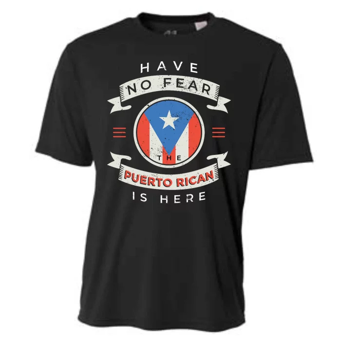 Have No Fear The Puerto Rican Is Here Cooling Performance Crew T-Shirt