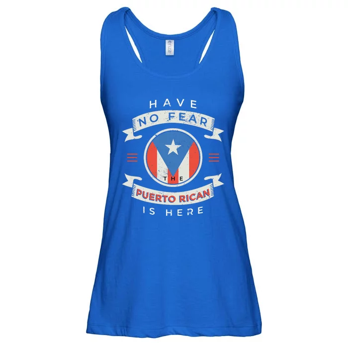 Have No Fear The Puerto Rican Is Here Ladies Essential Flowy Tank