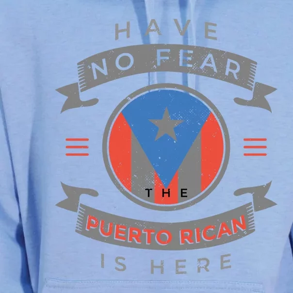 Have No Fear The Puerto Rican Is Here Unisex Surf Hoodie