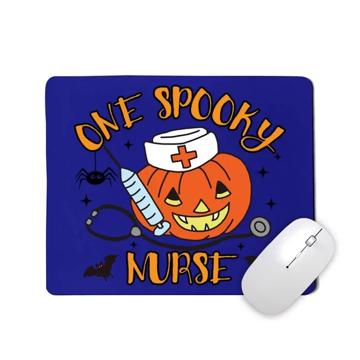 Halloween Nurse Funny Gift Nurses One Spooky Nurse Gift Mousepad