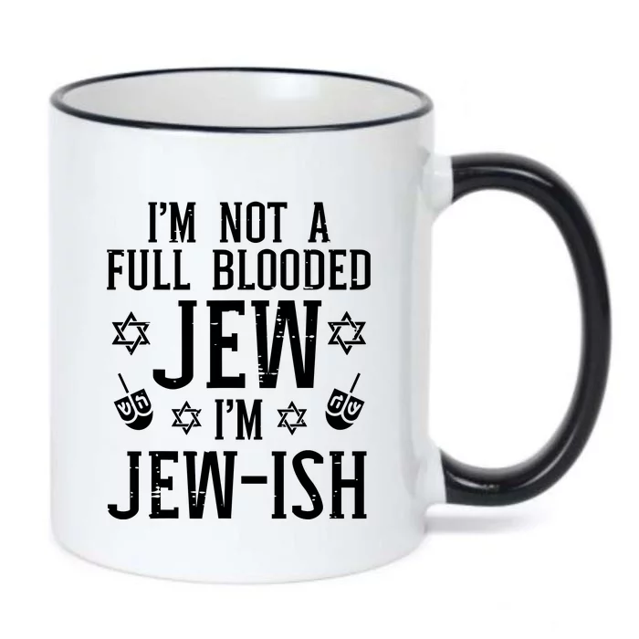 Hanukkah Not Full Blooded Jew Jewish Chanukah Black Color Changing Mug