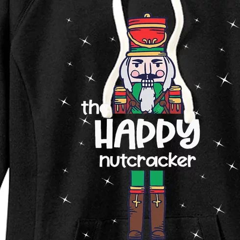 Happy Nutcracker Family Matching Funny Pajama Women's Fleece Hoodie