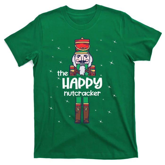 Happy Nutcracker Family Matching Funny Pajama T-Shirt