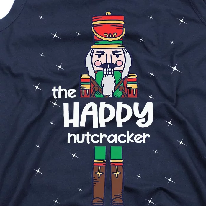 Happy Nutcracker Family Matching Funny Pajama Tank Top