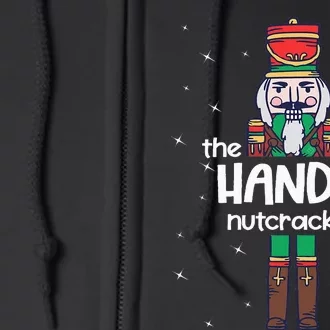 Handy Nutcracker Family Matching Funny Pajama Full Zip Hoodie