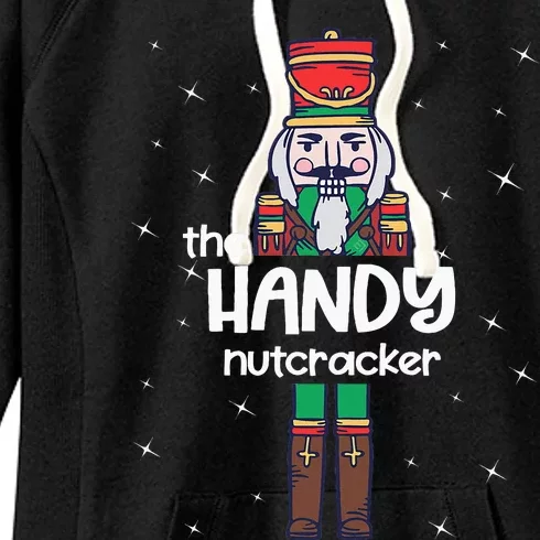 Handy Nutcracker Family Matching Funny Pajama Women's Fleece Hoodie