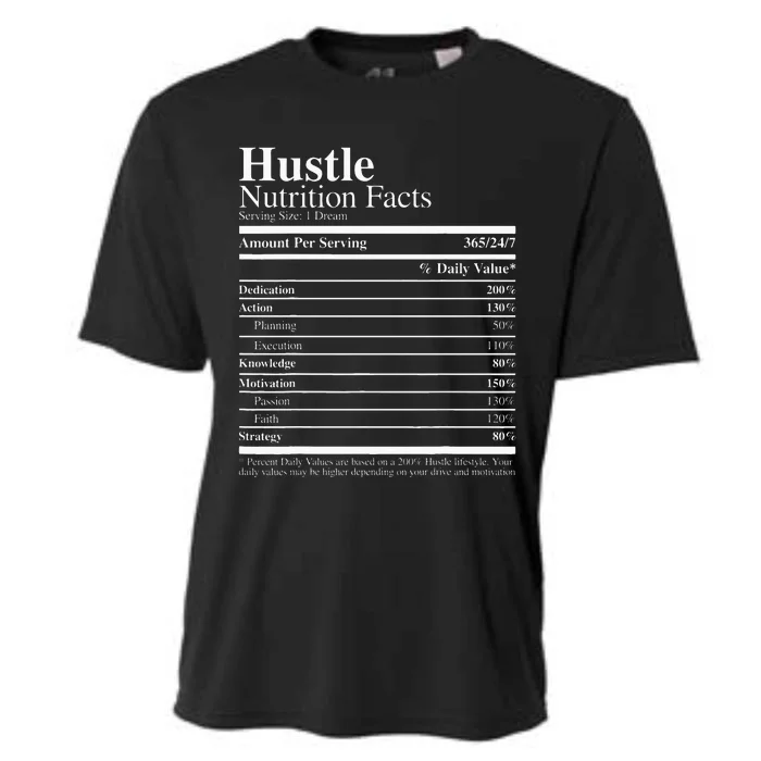 Hustle Nutrition Facts Hustle Hard Cooling Performance Crew T-Shirt