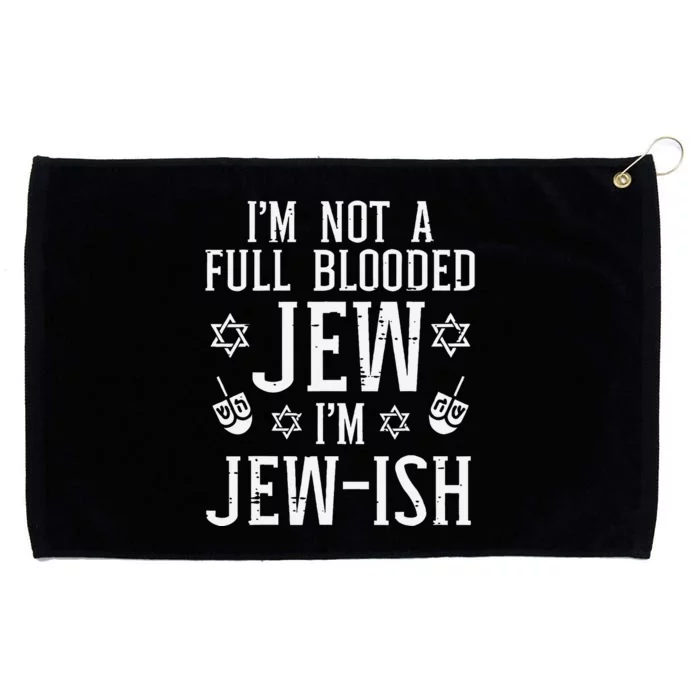 Hanukkah Not Full Blooded Jew Jewish Chanukah Grommeted Golf Towel