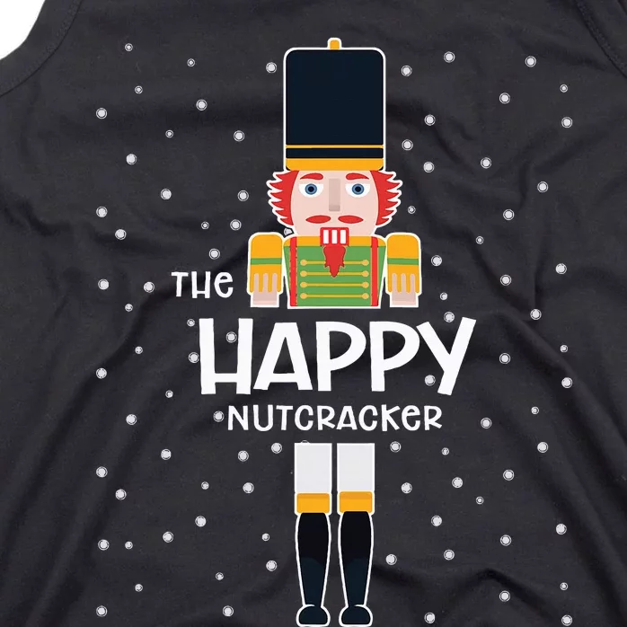 Happy Nutcracker Family Matching Funny Pajama Tank Top