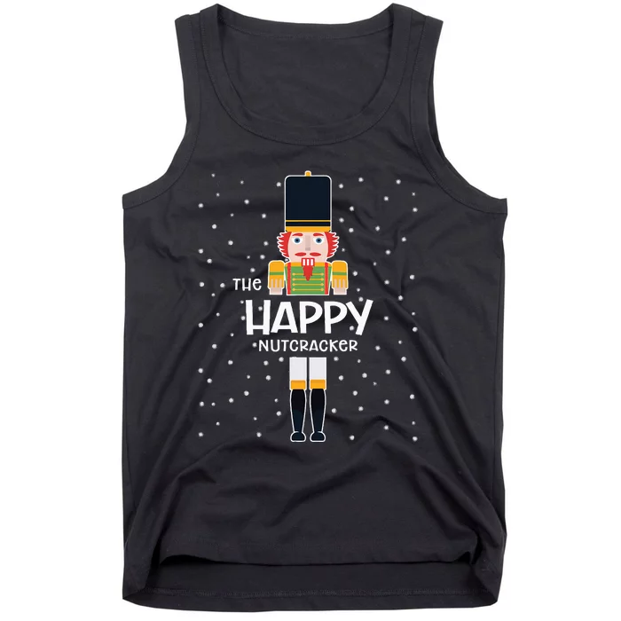 Happy Nutcracker Family Matching Funny Pajama Tank Top