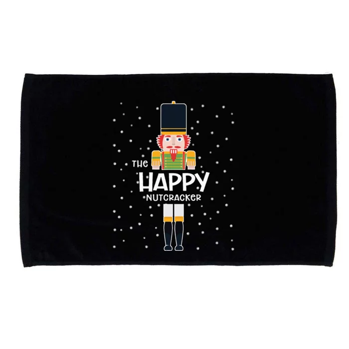 Happy Nutcracker Family Matching Funny Pajama Microfiber Hand Towel