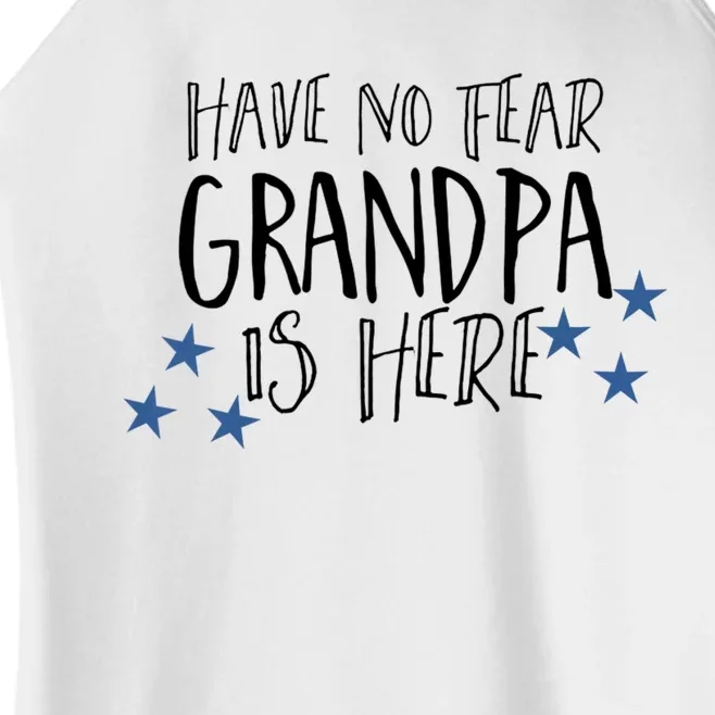 Have No Fear Grandpa Is Here Women’s Perfect Tri Rocker Tank