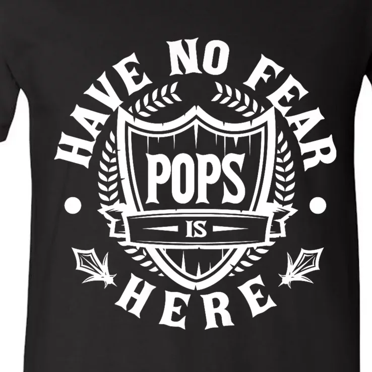 Have No Fear Pops Is Here V-Neck T-Shirt