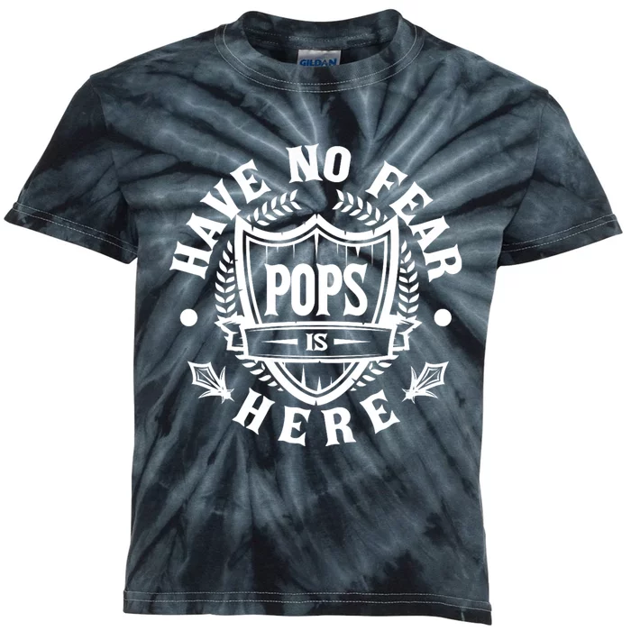 Have No Fear Pops Is Here Kids Tie-Dye T-Shirt