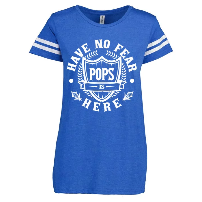 Have No Fear Pops Is Here Enza Ladies Jersey Football T-Shirt