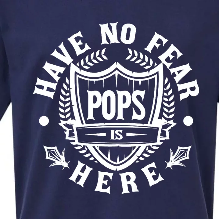 Have No Fear Pops Is Here Sueded Cloud Jersey T-Shirt