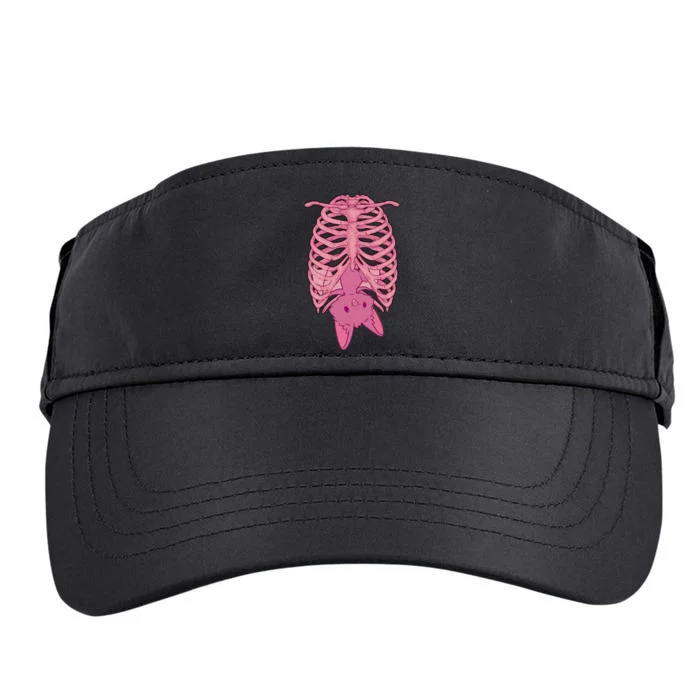 Halloween Nu Goth Pink Bat Pastel Goth Adult Drive Performance Visor