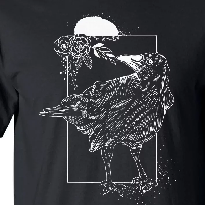 Halloween Night Gift Idea Birds Crow Tall T-Shirt