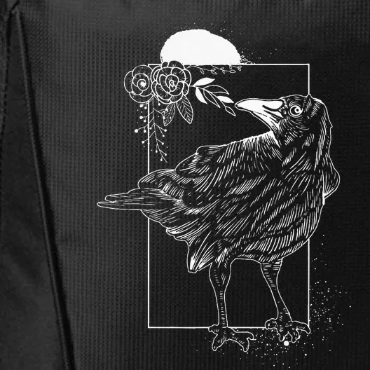 Halloween Night Gift Idea Birds Crow City Backpack