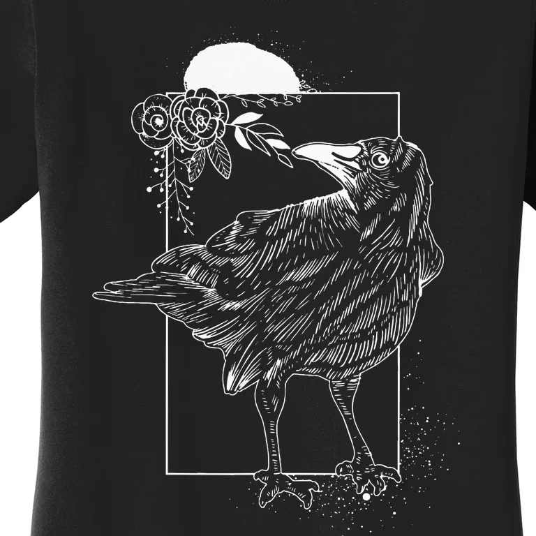 Halloween Night Gift Idea Birds Crow Women's T-Shirt