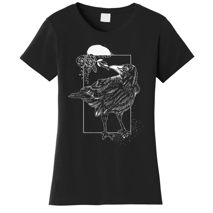 Halloween Night Gift Idea Birds Crow Women's T-Shirt