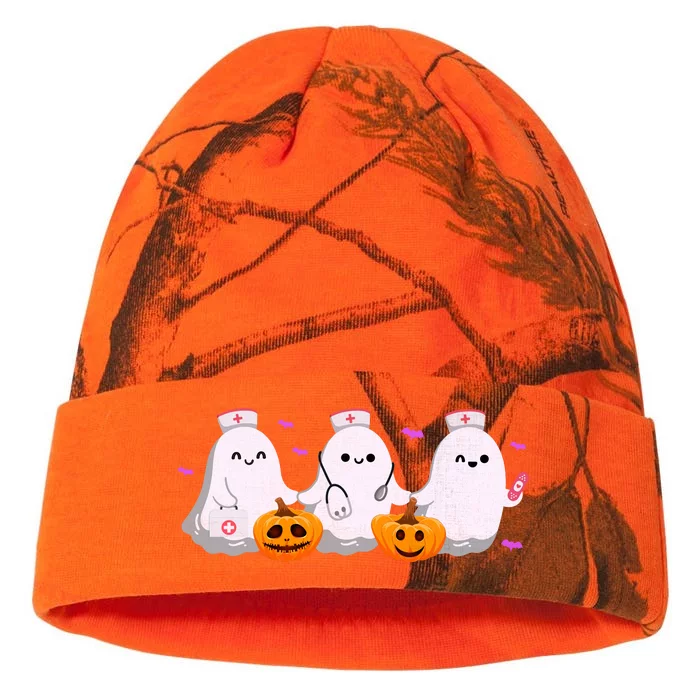 Halloween Nurse Ghosts Boo Crew Kati - 12in Camo Beanie