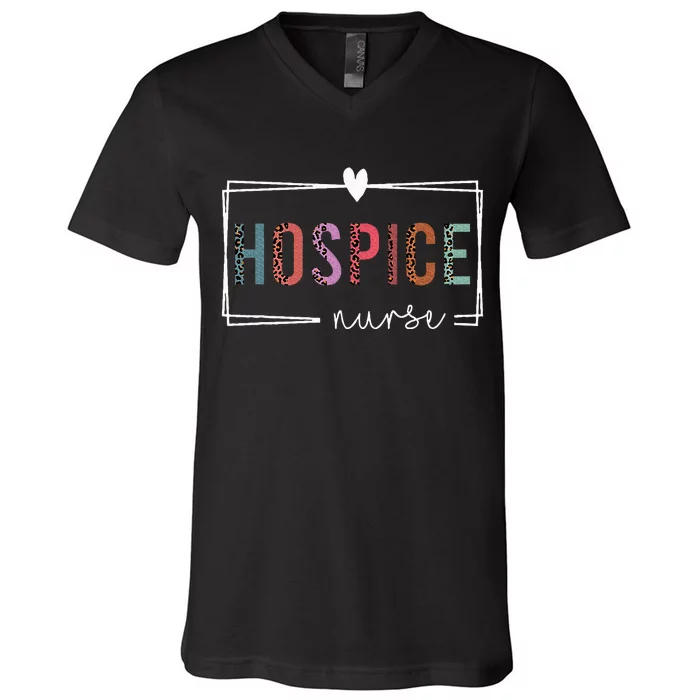 Hospice Nurse Hospice Nurse Nurses Day V-Neck T-Shirt