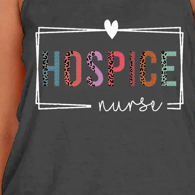 Hospice Nurse Hospice Nurse Nurses Day Women's Knotted Racerback Tank