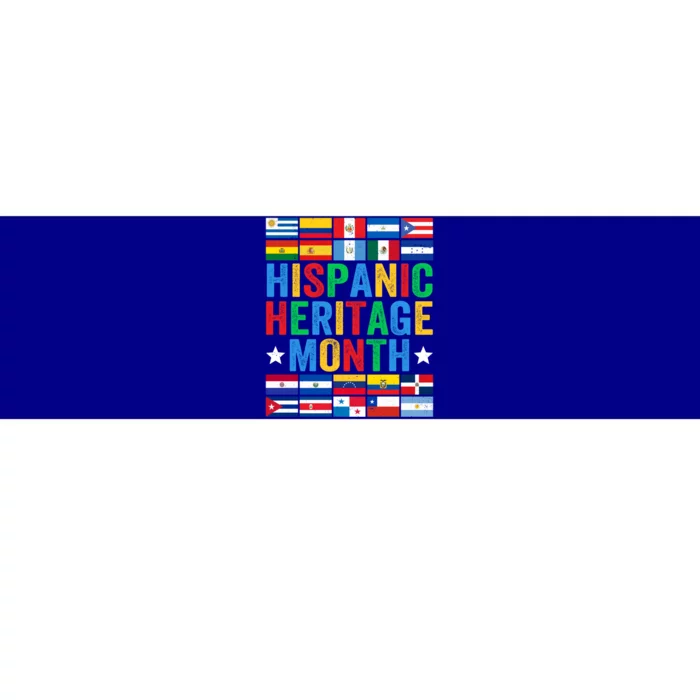 Happy National Hispanic Heritage Month Funny Gift Bumper Sticker