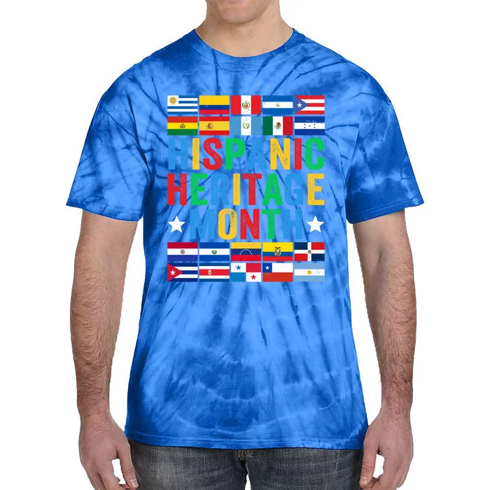 Happy National Hispanic Heritage Month Funny Gift Tie-Dye T-Shirt