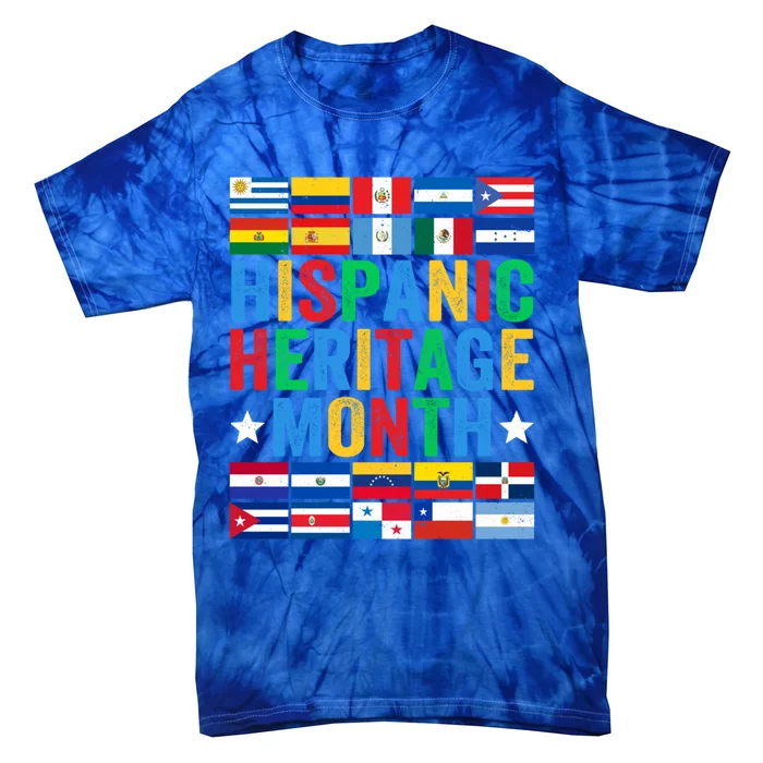 Happy National Hispanic Heritage Month Funny Gift Tie-Dye T-Shirt