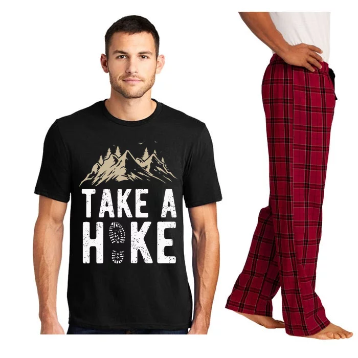 Hiking Nature Hike Hiker Outdoor Funny Take A Hike Pajama Set