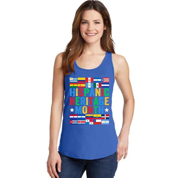 Happy National Hispanic Heritage Month Gift Ladies Essential Tank