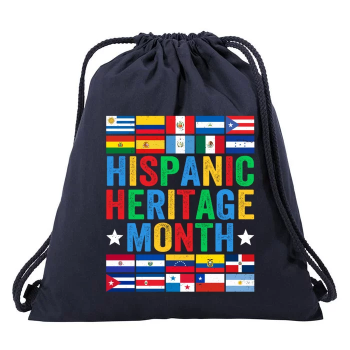 Happy National Hispanic Heritage Month Gift Drawstring Bag