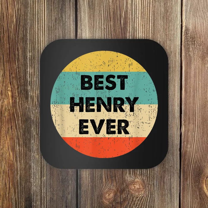 Henry Name Coaster