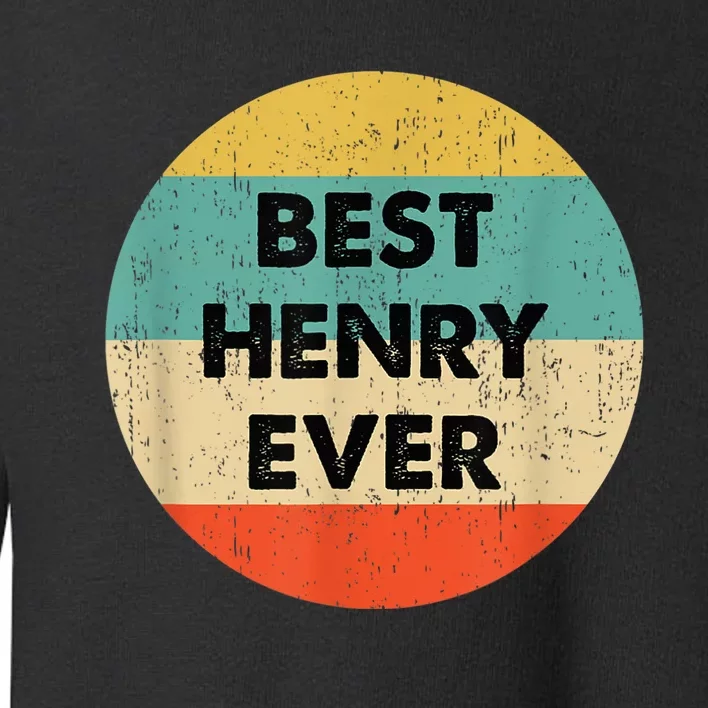 Henry Name Toddler Sweatshirt