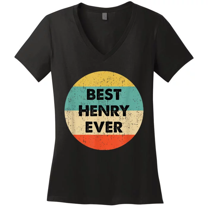 Henry Name Women's V-Neck T-Shirt