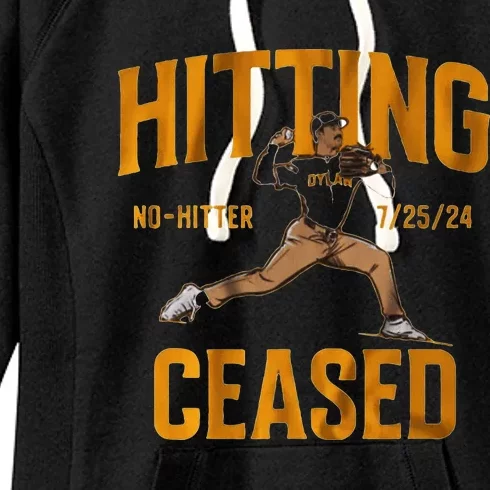 Hitting No Hitter Ceased Women's Fleece Hoodie