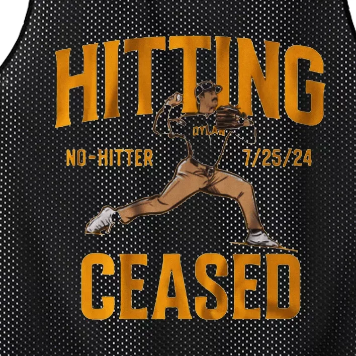 Hitting No Hitter Ceased Mesh Reversible Basketball Jersey Tank