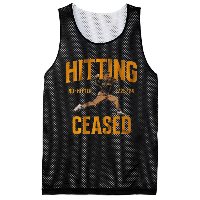 Hitting No Hitter Ceased Mesh Reversible Basketball Jersey Tank