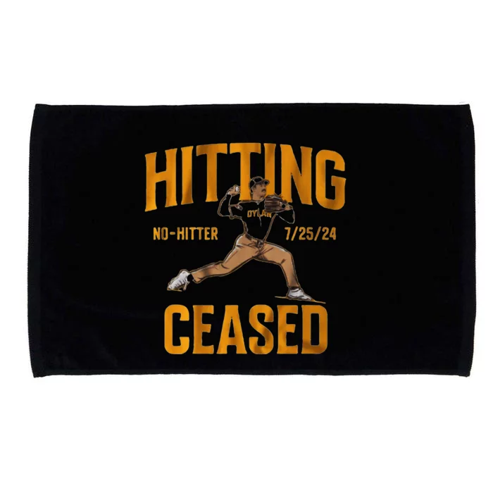 Hitting No Hitter Ceased Microfiber Hand Towel