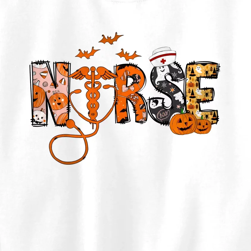 Halloween Nurse Halloween Kids Sweatshirt