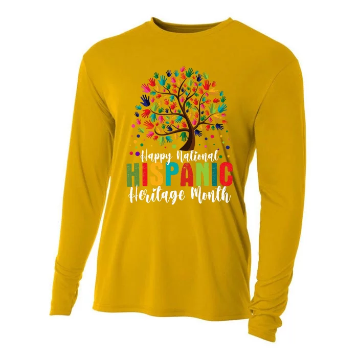 Happy National Hispanic Heritage Month Cooling Performance Long Sleeve Crew